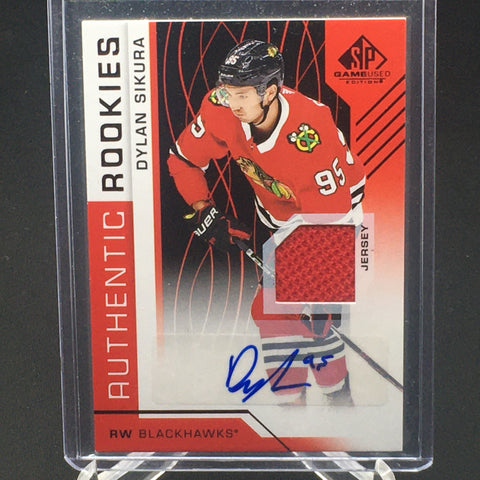 2018 UPPER DECK SP GAME USED - RED - AUTHENTIC ROOKIES - D. SIKURA - #186 - RELIC - AUTOGRAPH