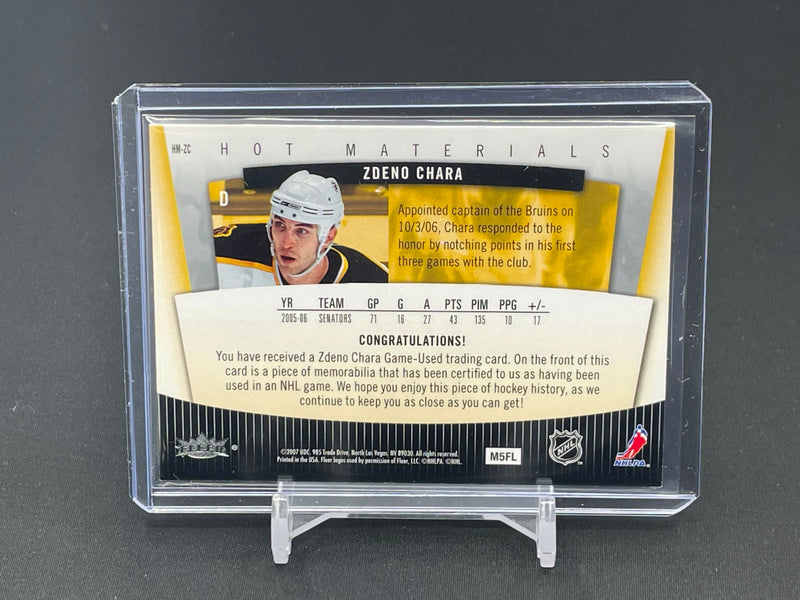 2007 FLEER - HOT MATERIALS - Z. CHARA -
