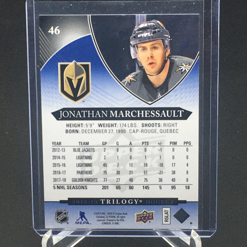 2018 UPPER DECK TRILOGY - J. MARCHESSAULT - #46 - #'D/799