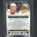 2018 UPPER DECK TRILOGY - ROOKIE PREMIERES - M. RASMUSSEN - #135 - #'D/49 - AUTOGRAPH - RC