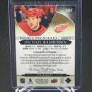 2018 UPPER DECK TRILOGY - ROOKIE PREMIERES - M. RASMUSSEN - #105 - #'D/249 - AUTOGRAPH - RC