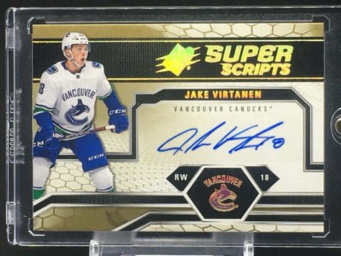 2018 UPPER DECK SPX - SUPER SCRIPTS - J. VIRTANEN - #SS-JV - AUTOGRAPH