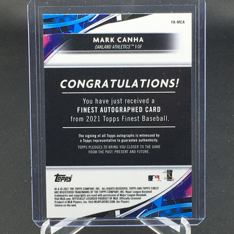 2021 TOPPS FINEST - M. CANHA -