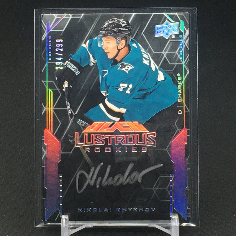 2020 UPPER DECK BLACK - LUSTROUS ROOKIES - N. KNYZHOV - #LS-NK - #'D/299 - AUTOGRAPH - RC
