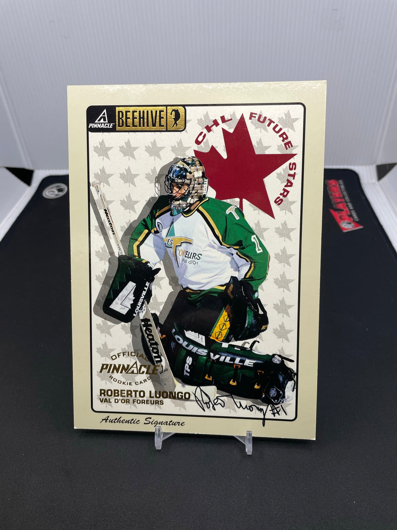 1998 PINNACLE BEEHIVE - CHL FUTURE STARS - BOX TOPPER JUMBO - ROBERTO LUONGO -
