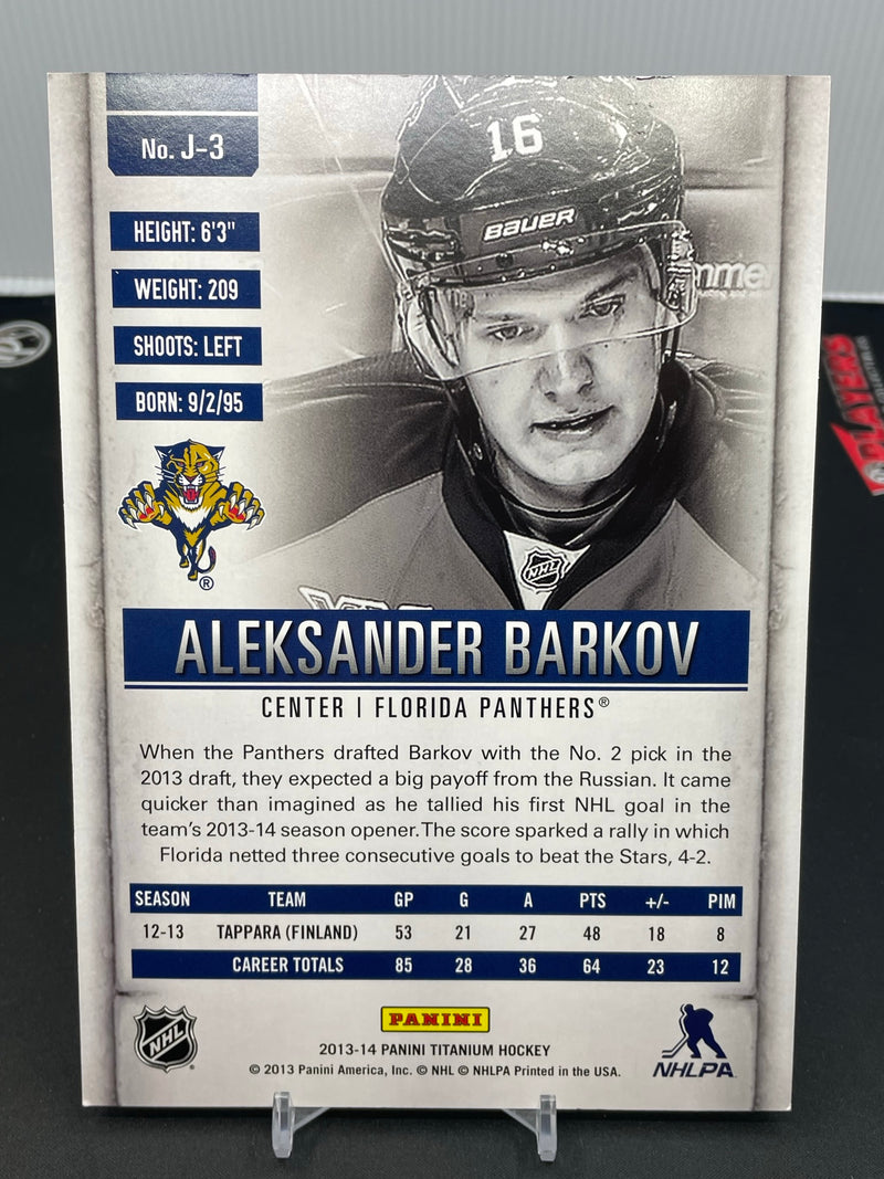 2013 PANINI TITANIUM - BOX TOPPER - ROOKIE - A. BARKOV -