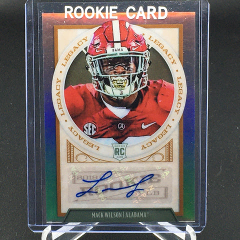 2019 PANINI LEGACY - PRIZM - M. WILSON - #184 - AUTOGRAPH - RC