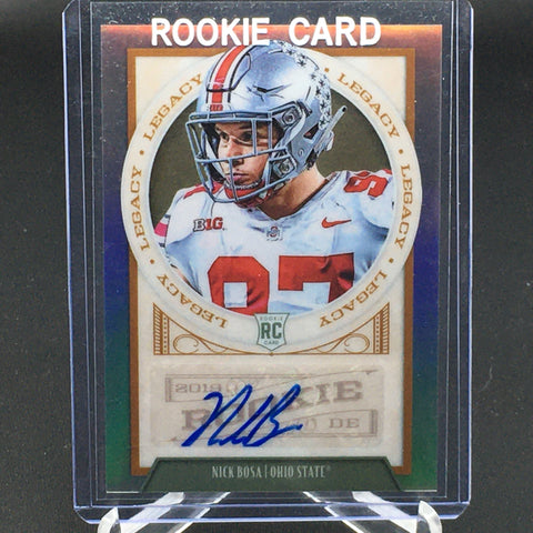 2019 PANINI LEGACY - PRIZM - N. BOSA - #188 - AUTOGRAPH - RC
