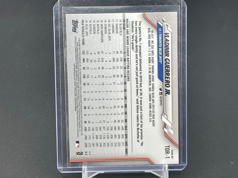 2020 TOPPS - TORONTO TEAM SET - V. GUERRERO JR. -