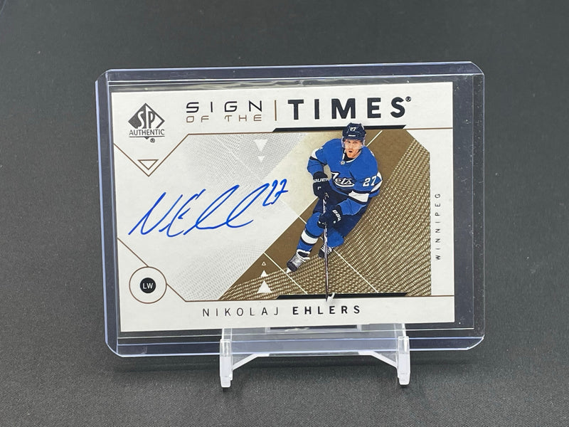 2018 UPPER DECK SP AUTHENTIC - SIGN OF THE TIMES - N. EHLERS -