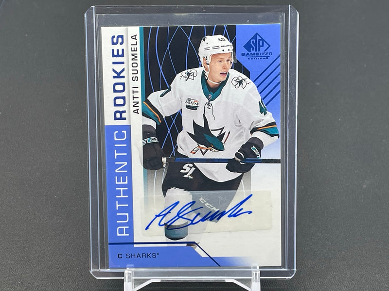 2018 UPPER DECK SP GAME USED - BLUE - AUTHENTIC ROOKIES - A. SUOMELA -