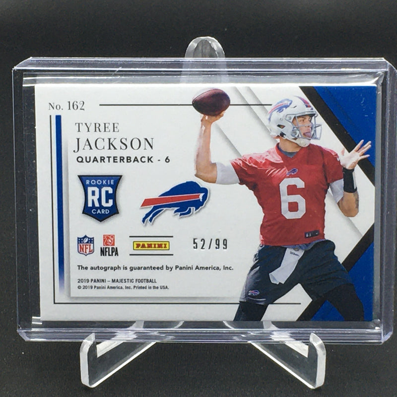 2019 PANINI MAJESTIC - ROOKIE SIGNATURES - T. JACKSON - #162 - #'D/99 - AUTOGRAPH - RC