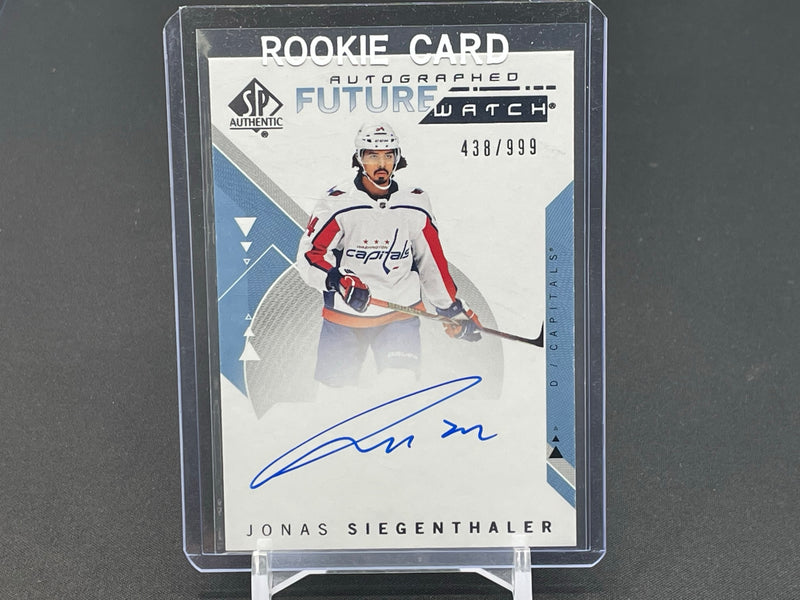 2018 UPPER DECK SP AUTHENTIC - FUTURE WATCH AUTO - J. SIEGENTHALER - #223 - #'D/999 - AUTOGRAPH - RC