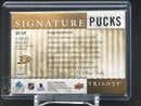 2014 UPPER DECK TRILOGY - SIGNATURE PUCKS - C. PERRY -