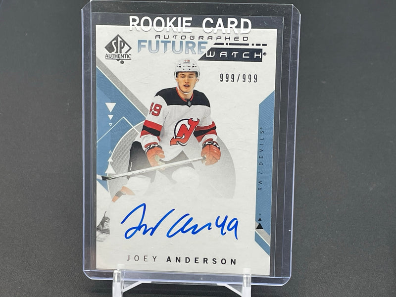 2018 UPPER DECK SP AUTHENTIC - FUTURE WATCH AUTO - J. ANDERSON -