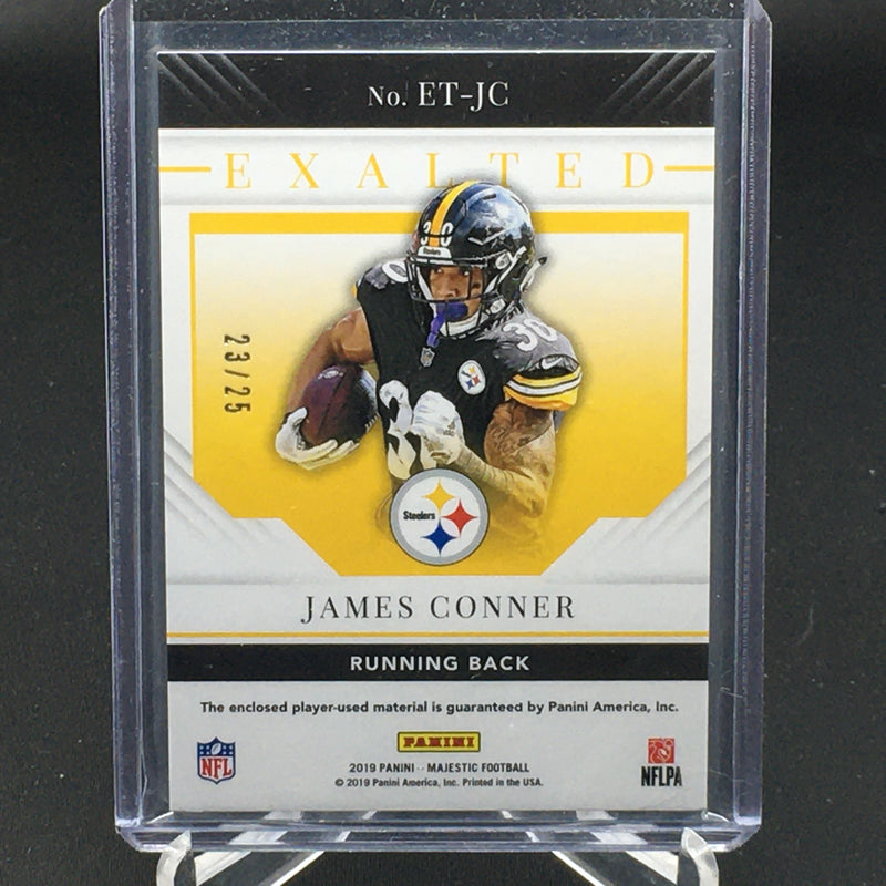 2019 PANINI MAJESTIC - EXALTED - J. CONNER - #ET-JC - #'D/25 - TRIPLE RELIC