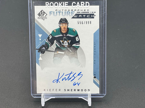 2018 UPPER DECK SP AUTHENTIC - FUTURE WATCH AUTO - K. SHERWOOD - #224 - #'D/999 - AUTOGRAPH - RC