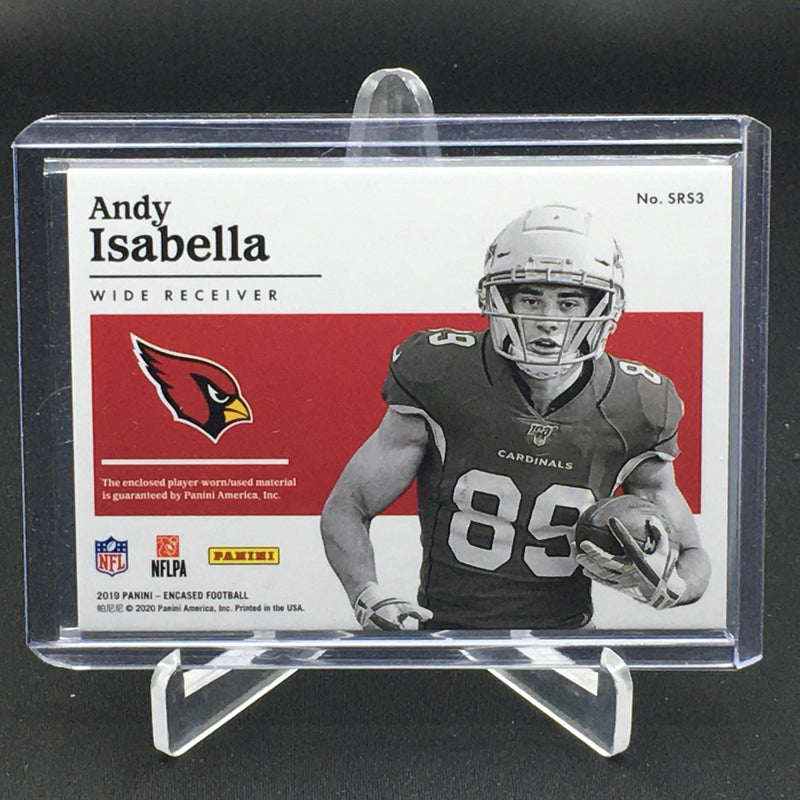 2019 PANINI ENCASED - SUBSTANTIAL ROOKIE SWATCHES - A. ISABELLA - #SRS3 - #'D/75 - SWATCH