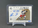 2018 UPPER DECK SP AUTHENTIC - SIGN OF THE TIMES - O. BJORKSTRAND - #SOTT-OB #'D/50 - AUTOGRAPH - INSCRIBED