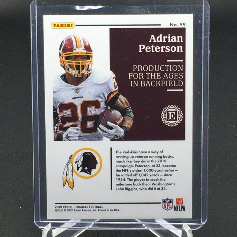 2019 PANINI ENCASED - A. PETERSON -