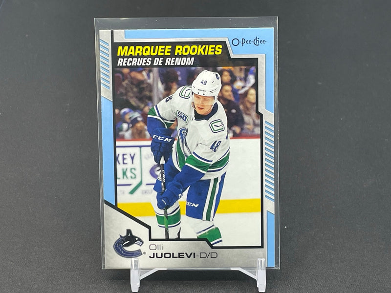 2020 UPPER DECK O-PEE-CHEE - BLUE - MARQUEE ROOKIES - O. JUOLEVI -