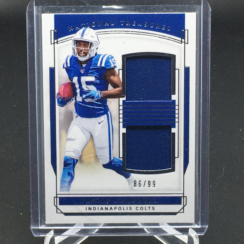 2019 PANINI NATIONAL TREASURES - P. CAMPBELL - #RDM-16 - #'D/99 - DUAL RELIC