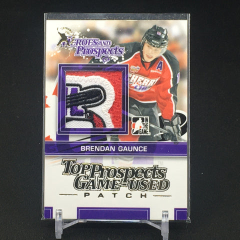 2014 IN THE GAME GOLD VERSION - HEROES AND PROSPECTS - B. GAUNCE - #TPM-09 - PATCH