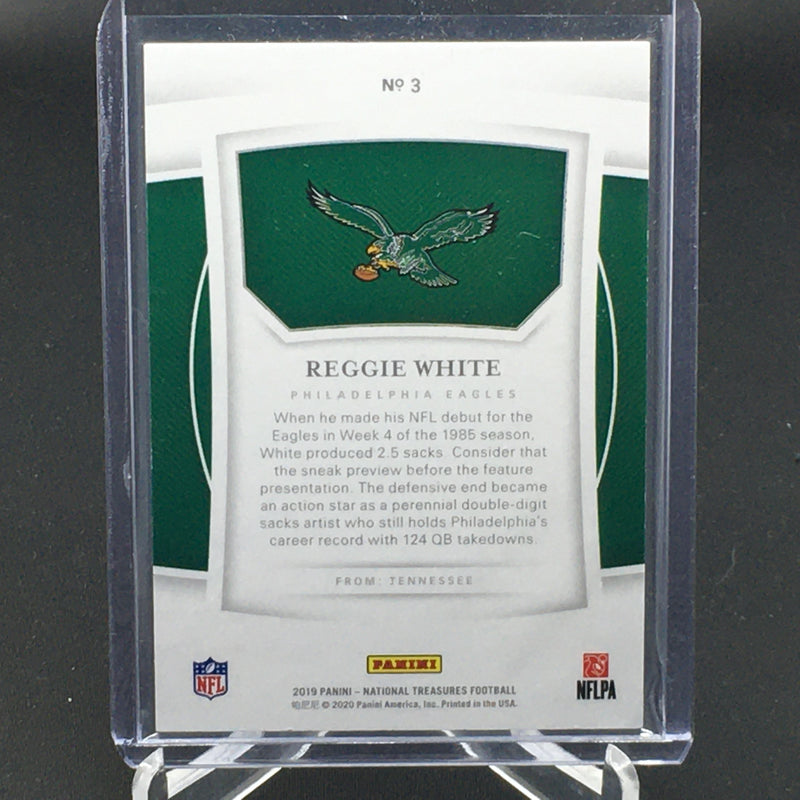 2019 PANINI NATIONAL TREASURES - R. WHITE - #3 - #'D/25