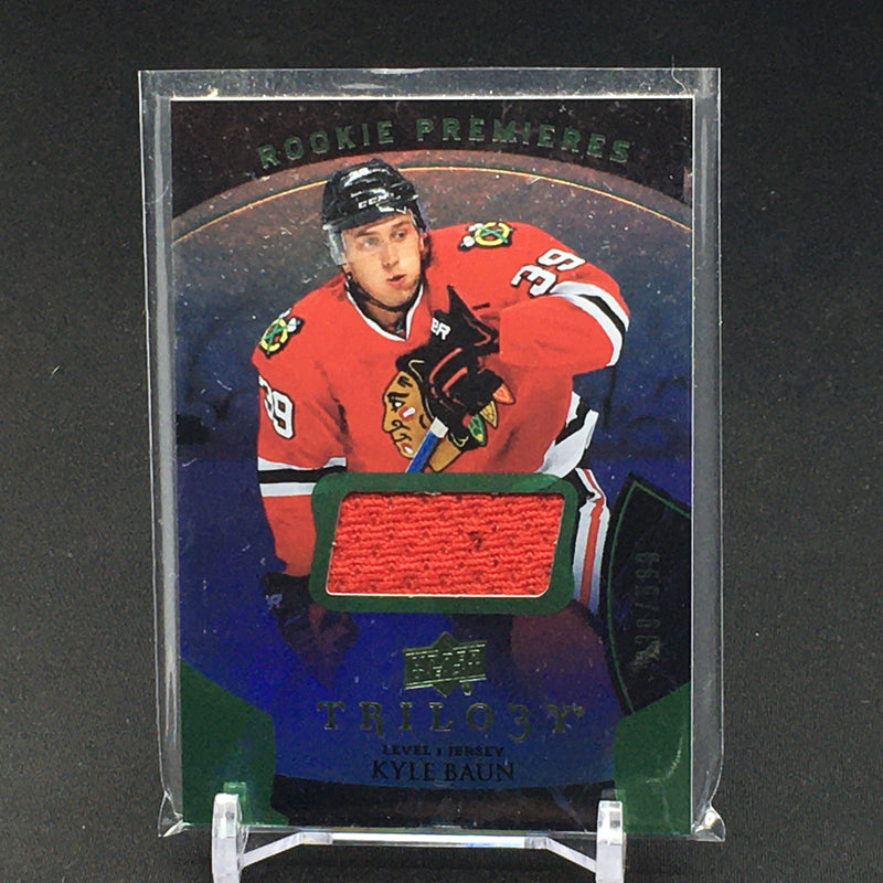 2015 UPPER DECK TRILOGY - ROOKIE PREMIERES - K. BAUN - #118 - #'D/599 - JERSEY - RC