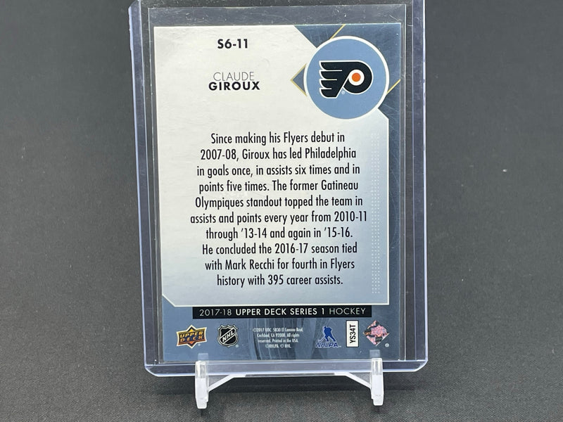 2017 UPPER DECK SERIES ONE - THE SECOND SIX - C. GIROUX -