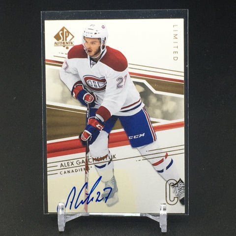 2014 UPPER DECK SP AUTHENTIC - LIMITED - GOLD - A. GALCHENYUK - #89 - AUTOGRAPH
