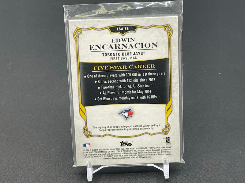 2015 TOPPS FIVE STAR - E. ENCARNACION - #FSA-EE - #'D/25 - AUTOGRAPH
