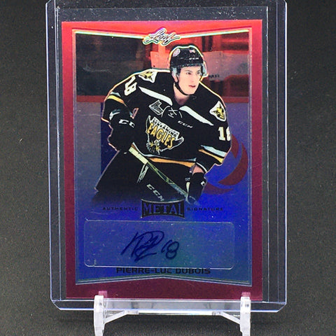 2016 LEAF METAL - IN THE GAME - P. DUBOIS - #BA-PDI - #'D/10 - AUTOGRAPH - PINK
