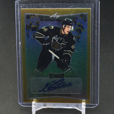 2016 LEAF METAL - M. COMTOIS - #BA-MCI - #'D/1 - AUTOGRAPH - GOLD