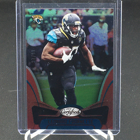 2018 PANINI CERTIFIED - MIRROR RED - L. FOURNETTE - #52 - #'D/99