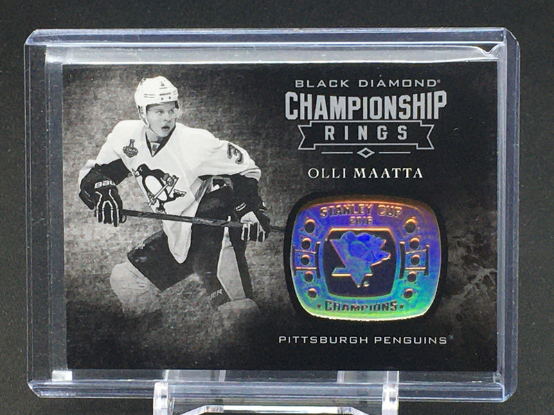2016 UPPER DECK BLACK DIAMOND - CHAMPIONSHIP RINGS - O. MAATTA -