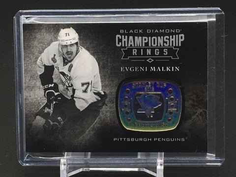 2016 UPPER DECK BLACK DIAMOND - CHAMPIONSHIP RINGS - E. MALKIN - #CR-EM