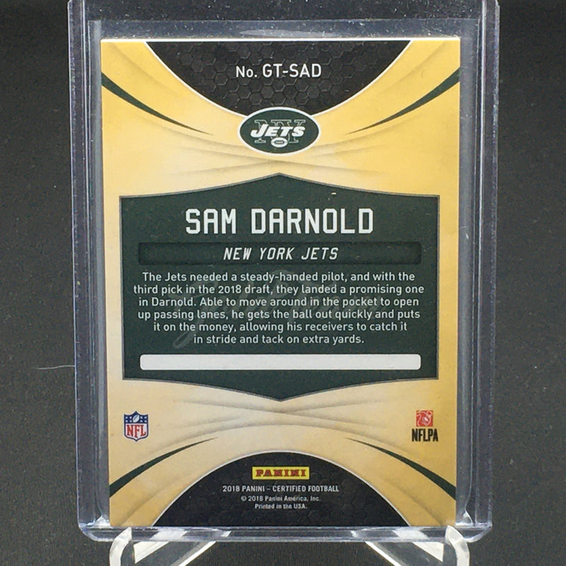 2018 PANINI CERTIFIED - GOLD TEAM - S. DARNOLD - #GT-SAD - #'D/25