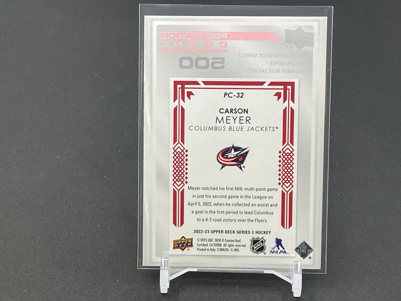 2022 UPPER DECK SERIES TWO - POPULATION COUNT 500 - C. MEYER -