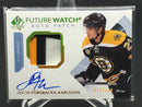 2017 UPPER DECK SP AUTHENTIC - FUTURE WATCH AUTO PATCH - J. KARLSSON - #127 - #'D/100 - RELIC - AUTOGRAPH - RC