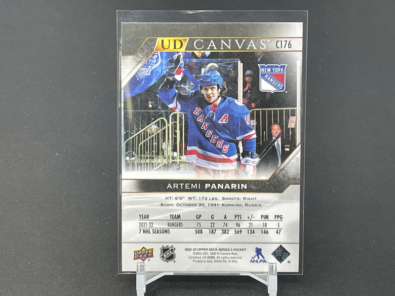 2022 UPPER DECK SERIES TWO - B/W - UD CANVAS - A. PANARIN -