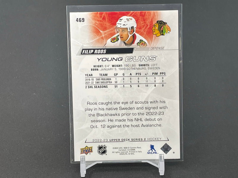 2022 UPPER DECK SERIES TWO - YOUNG GUNS - F. ROOS -