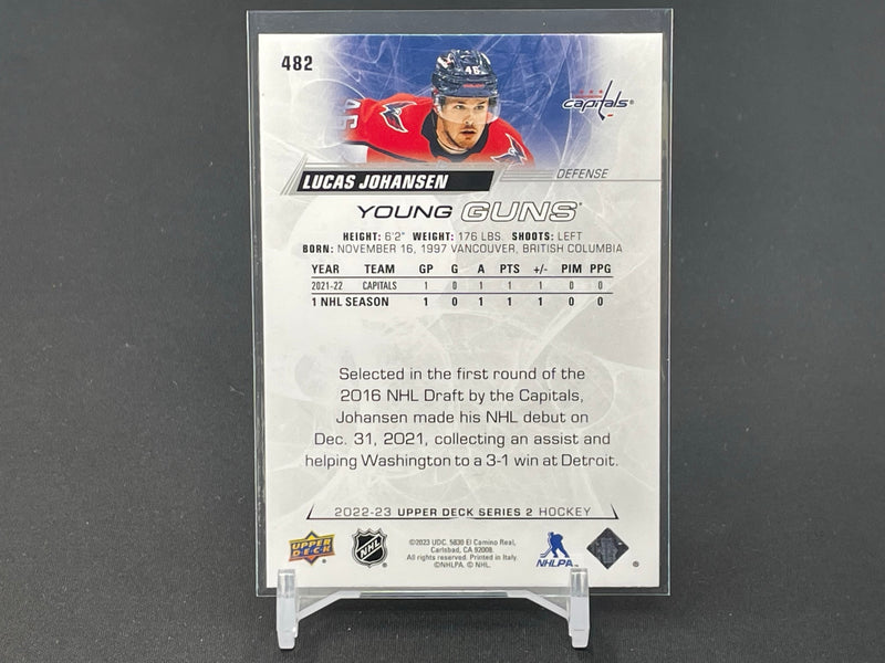 2022 UPPER DECK SERIES TWO - YOUNG GUNS - L. JOHANSEN -