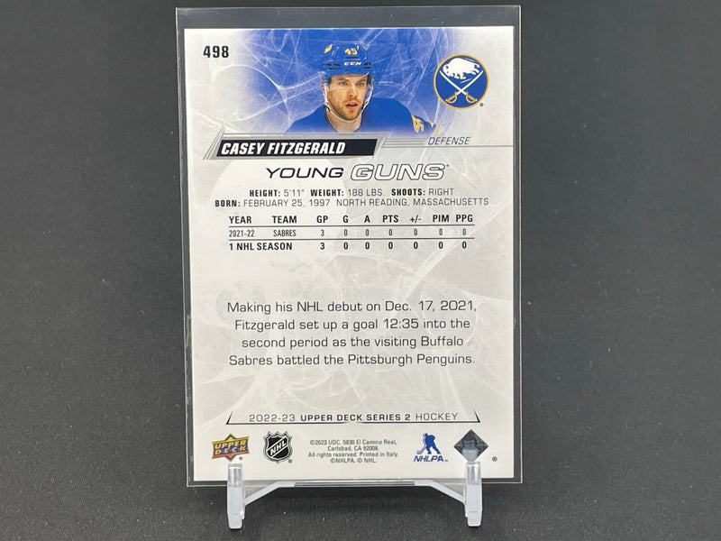2022 UPPER DECK SERIES TWO - YOUNG GUNS - C. FITZGERALD -
