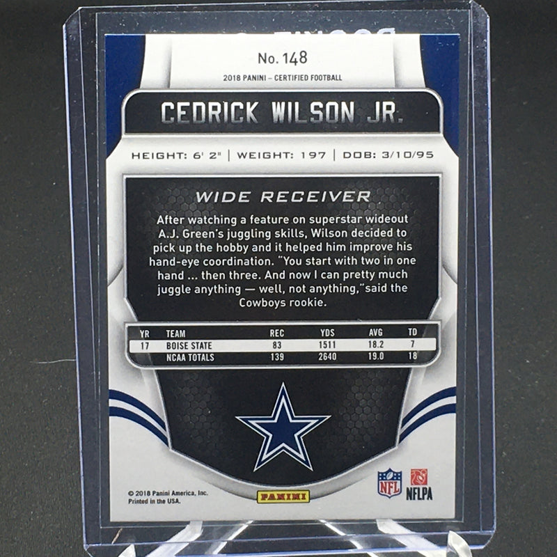 2018 PANINI CERTIFIED - MIRROR PARALLEL - C. WILSON JR. -