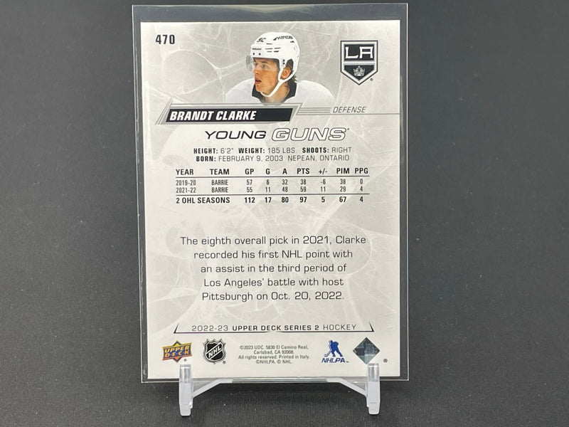 2022 UPPER DECK SERIES TWO - YOUNG GUNS - B. CLARKE -