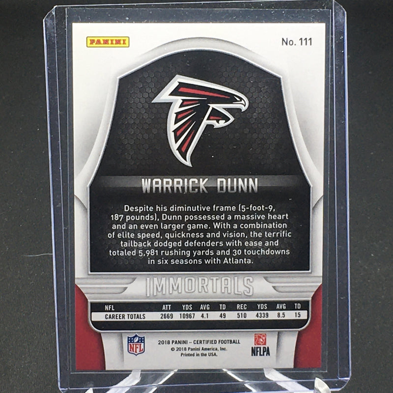 2018 PANINI CERTIFIED - IMMORTALS - PURPLE - W. DUNN - #111 - #'D/10