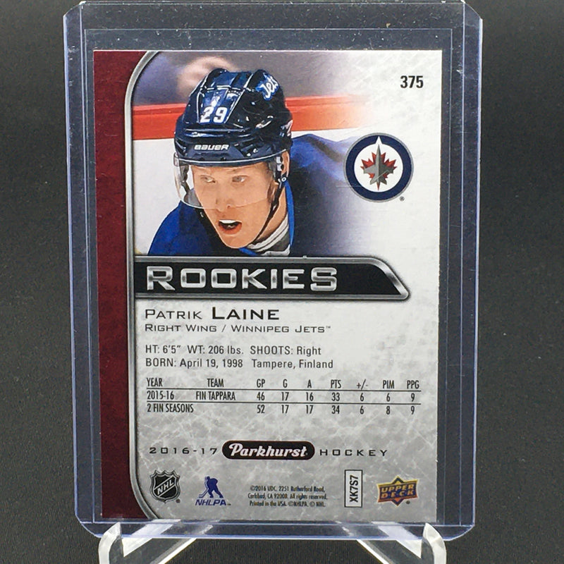 2016 UPPER DECK PARKHURST - ROOKIE - P. LAINE -
