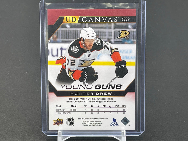 2022 UPPER DECK SERIES TWO - UD CANVAS - YOUNG GUNS - H. DREW -