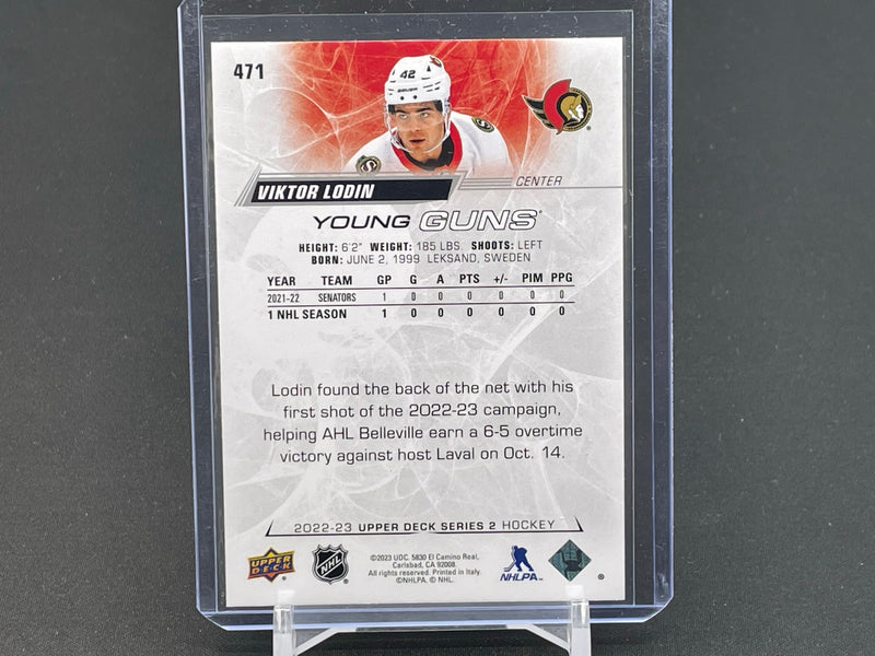 2022 UPPER DECK SERIES TWO - YOUNG GUNS - V. LODIN -